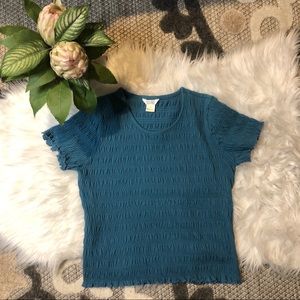 Short sleeve stretchy top